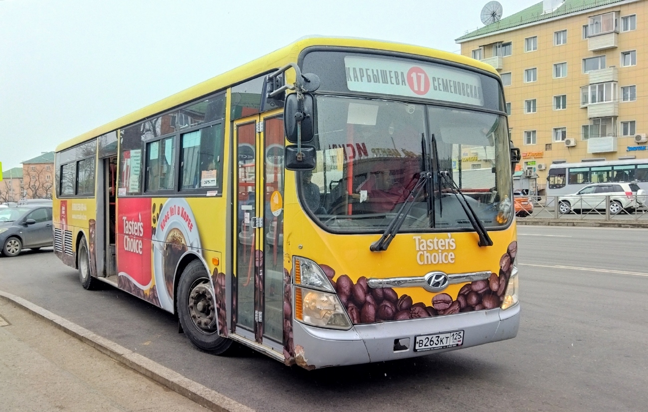 Приморский край, Hyundai New Super AeroCity 1F/L № В 263 КТ 125
