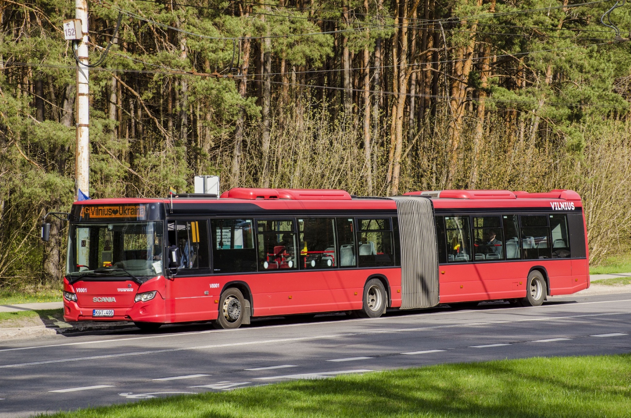 Литва, Scania Citywide LFA № V8001