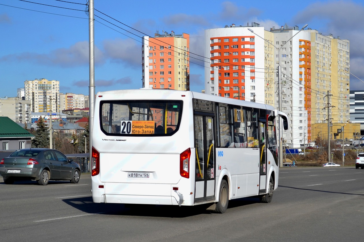 Ставропольский край, ПАЗ-320415-04 "Vector Next" № К 818 ТК 126