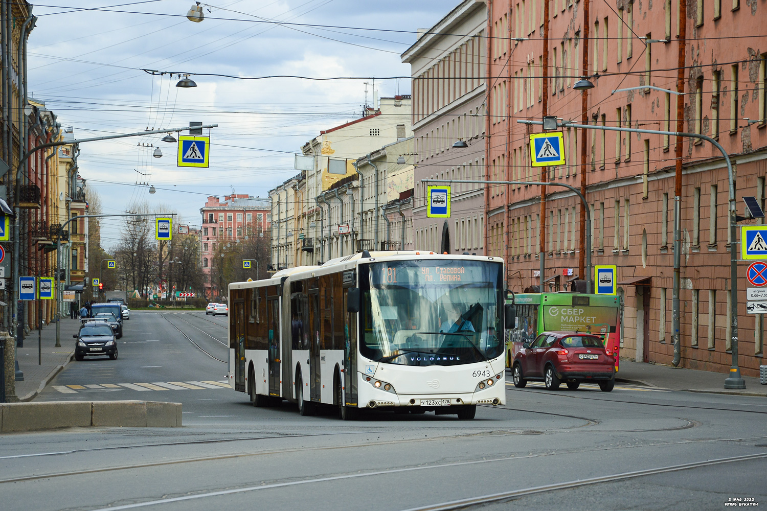 Санкт-Петербург, Volgabus-6271.05 № 6943