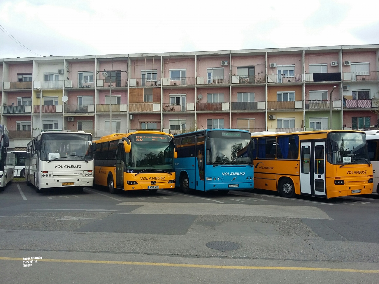 Венгрия, Ikarus C56.42 № GUF-970; Венгрия, Kravtex Credo Econell 12 № SSM-591; Венгрия, Volvo B10-400 № IAR-478; Венгрия, Ikarus C56.42 № HPR-222