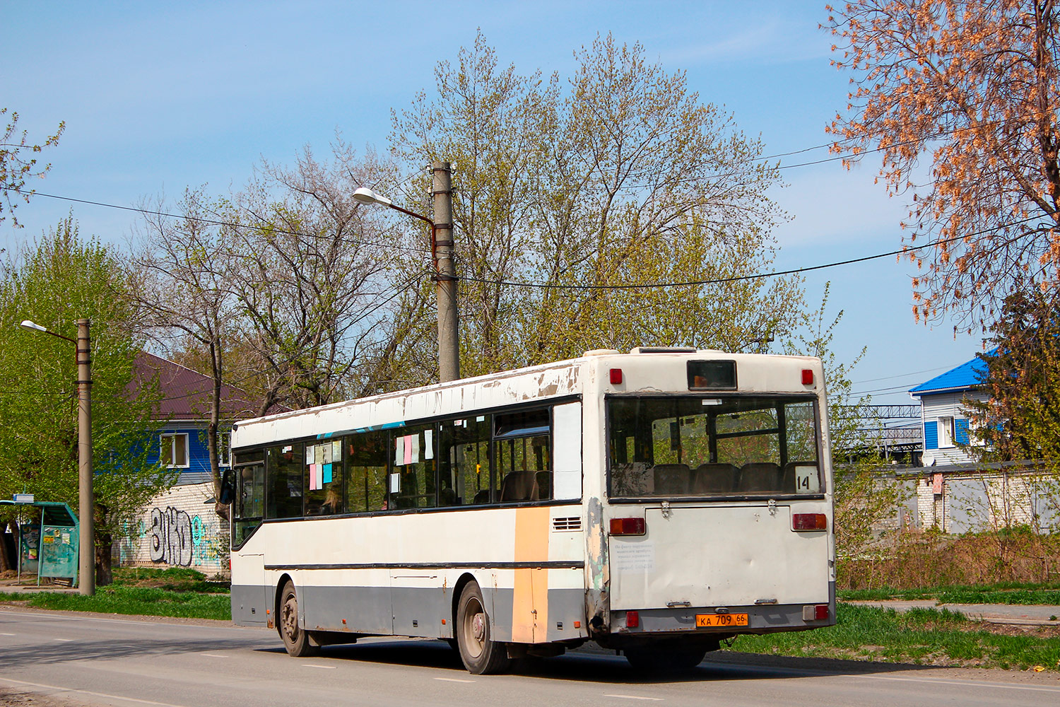 Свердловская область, Mercedes-Benz O405 № КА 709 66