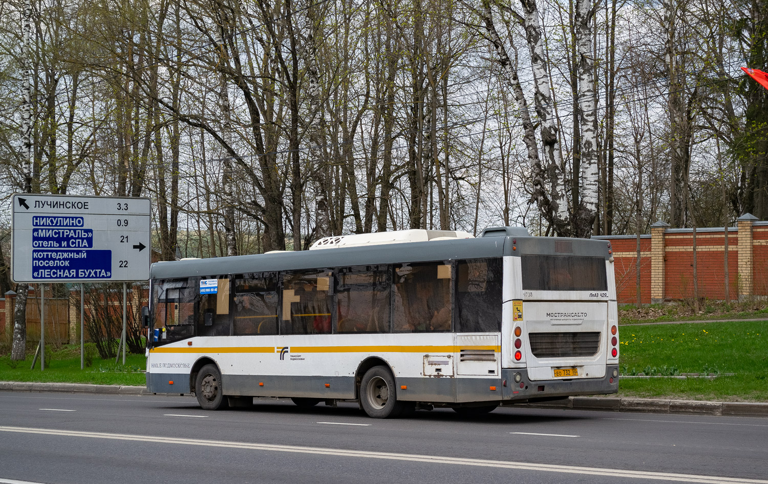 Московская область, ЛиАЗ-4292.60 (1-2-1) № 9738