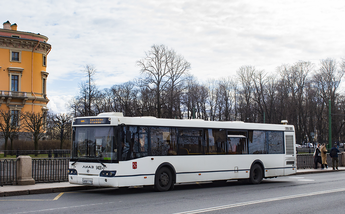 Санкт-Петербург, ЛиАЗ-5292.60 № 1401