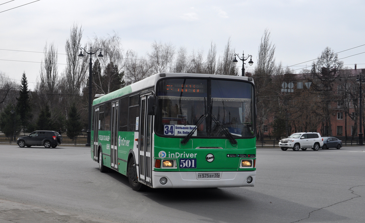 Omsk region, LiAZ-5256.53 Nr. 501