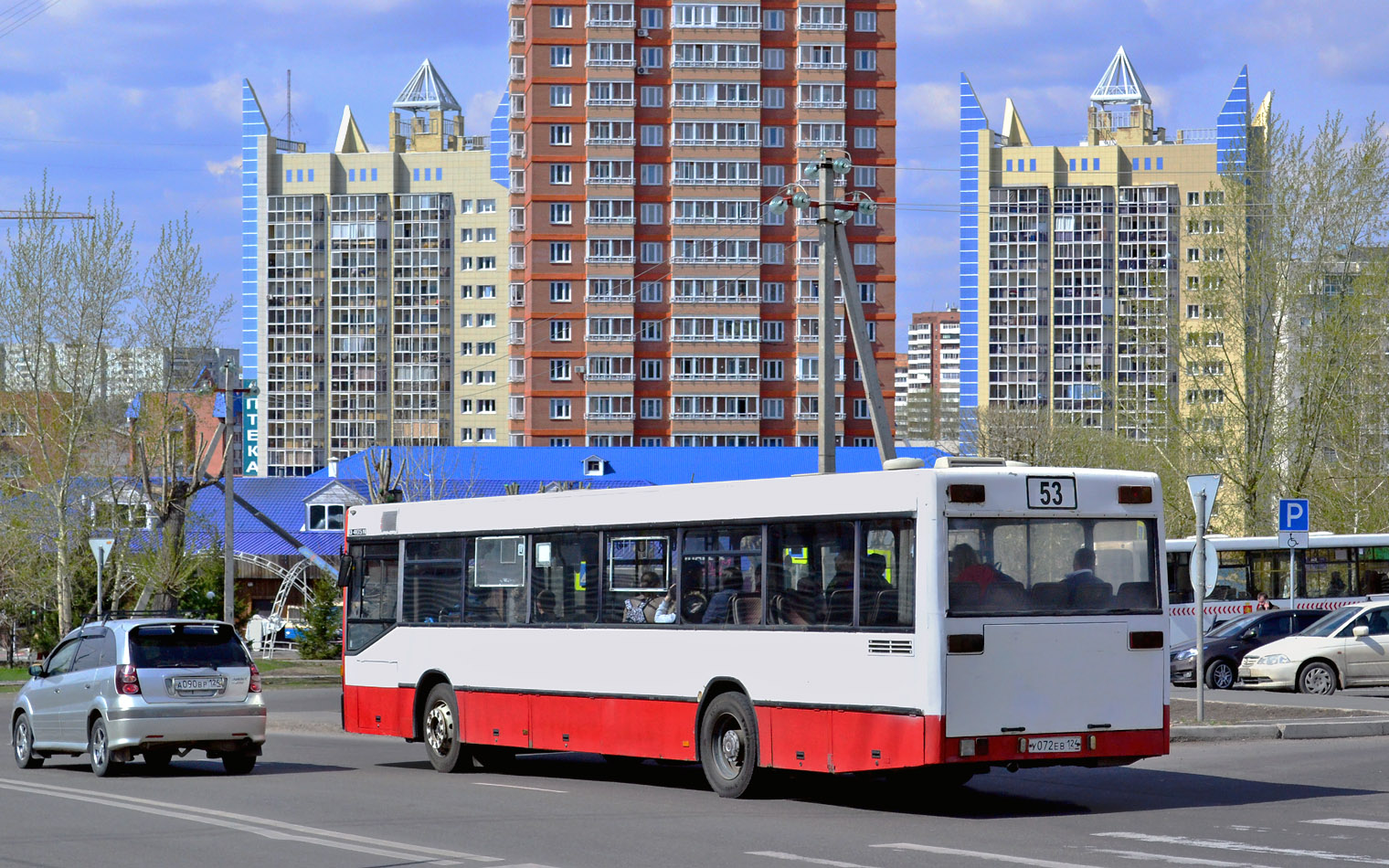 Красноярский край, Mercedes-Benz O405N № У 072 ЕВ 124