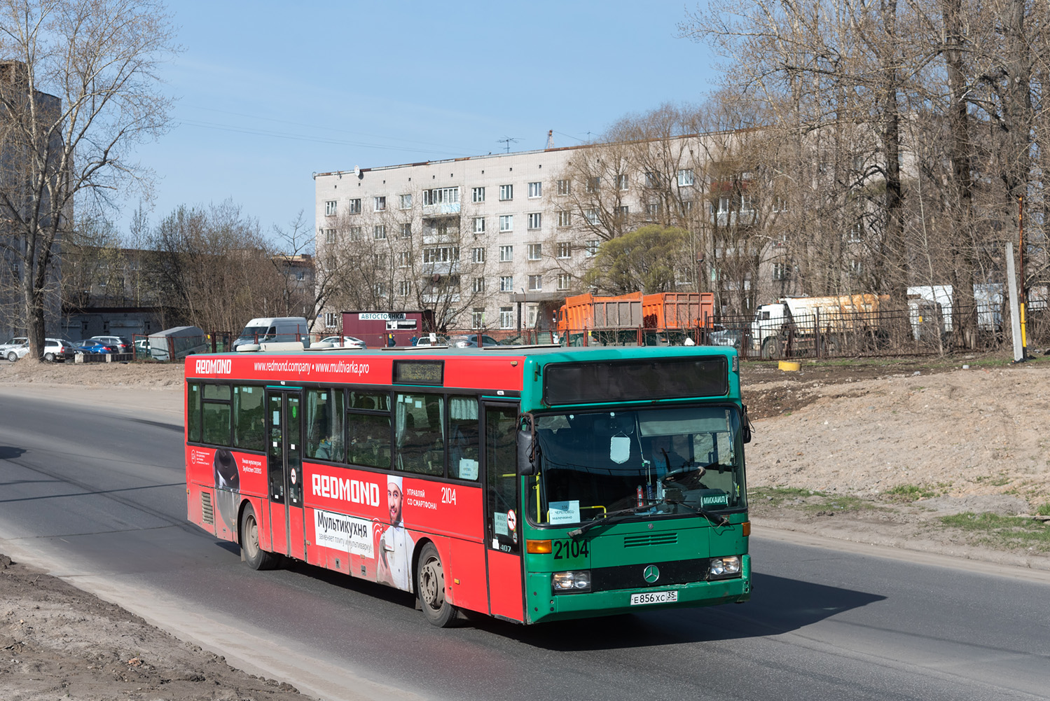 Вологодская область, Mercedes-Benz O407 № 2104