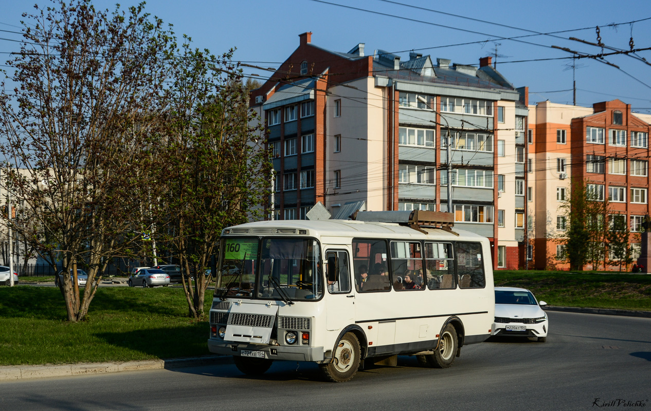 Новосибирская область, ПАЗ-32054 № С 721 ХЕ 154