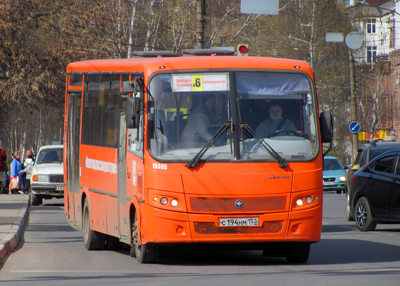 Ніжагародская вобласць, ПАЗ-320414-04 "Вектор" № 15595