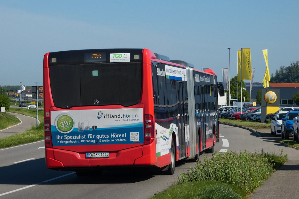 Баден-Вюртемберг, Mercedes-Benz Citaro C2 G № KA-SB 1413