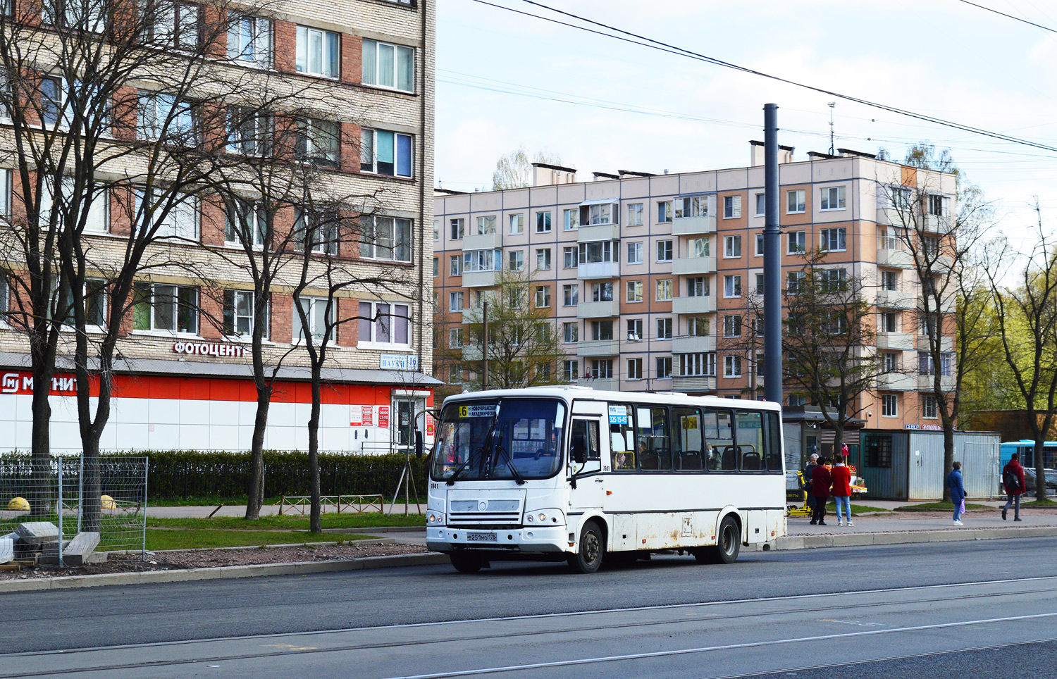 Санкт-Петербург, ПАЗ-320412-05 № 7641