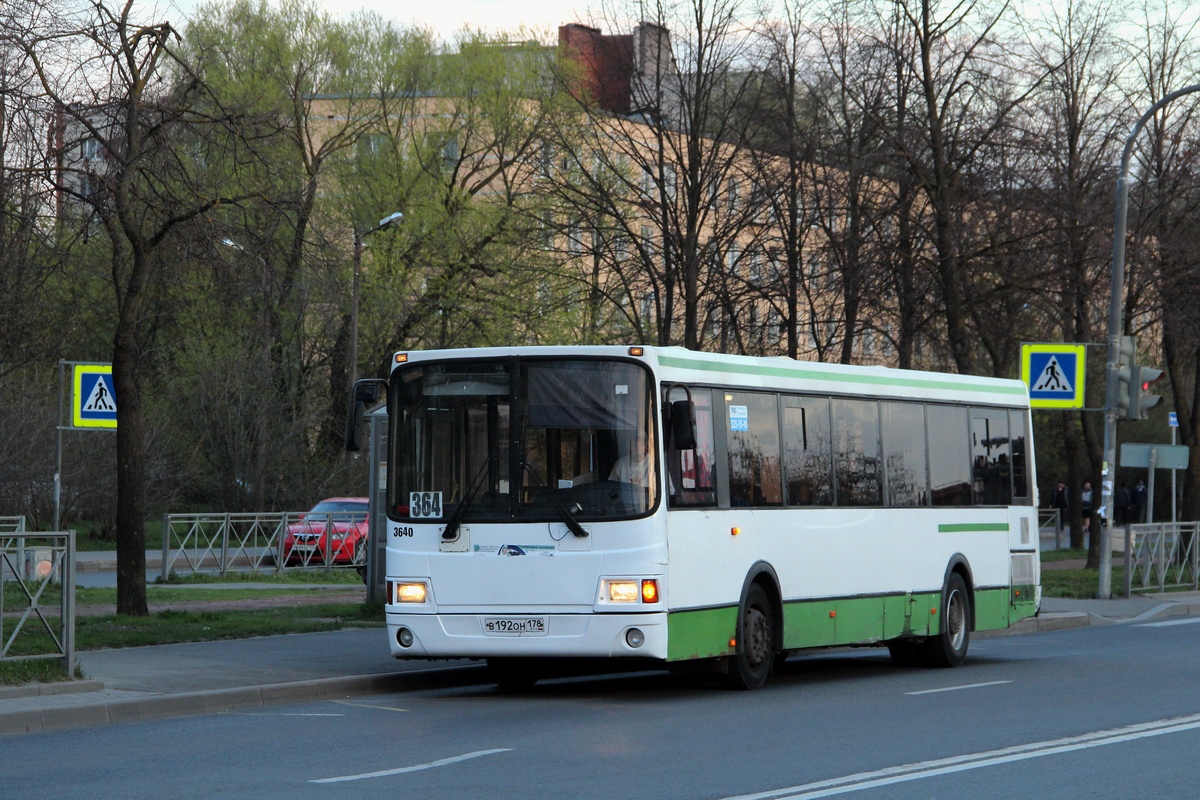 Санкт-Петербург, ЛиАЗ-5293.60 № 3640