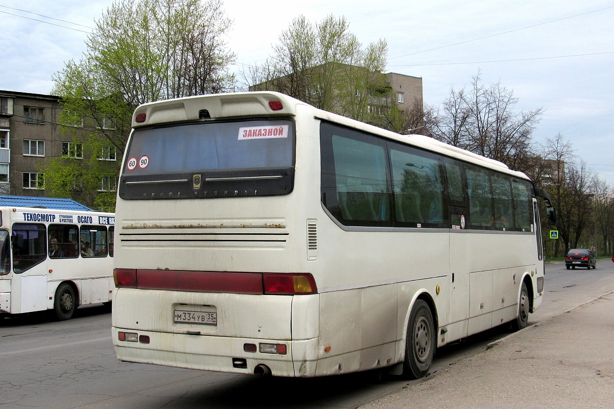 Вологодская область, ГолАЗ-АКА-5225 № К 045 РР 35; Вологодская область, Heke JAC HK6120 № М 334 УВ 35