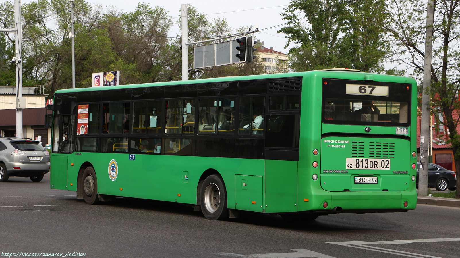 Алматы, Yutong ZK6118HGA № 514