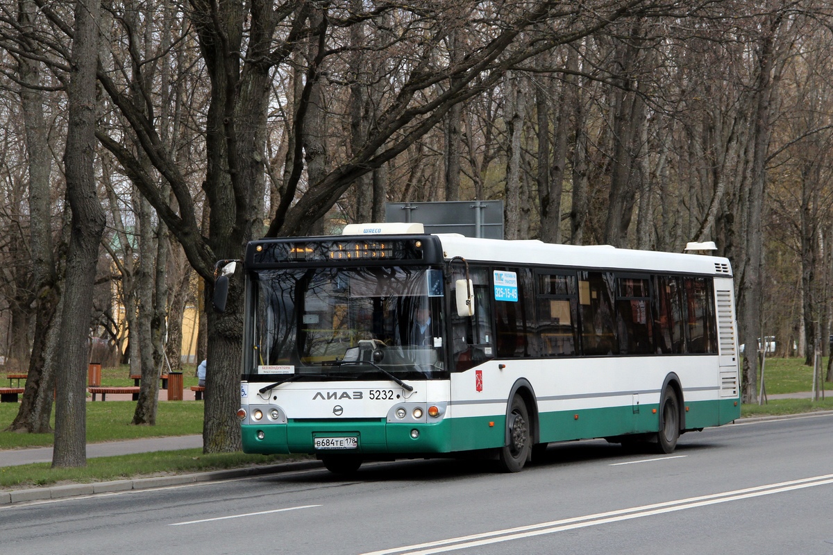 Санкт-Петербург, ЛиАЗ-5292.60 № 5232