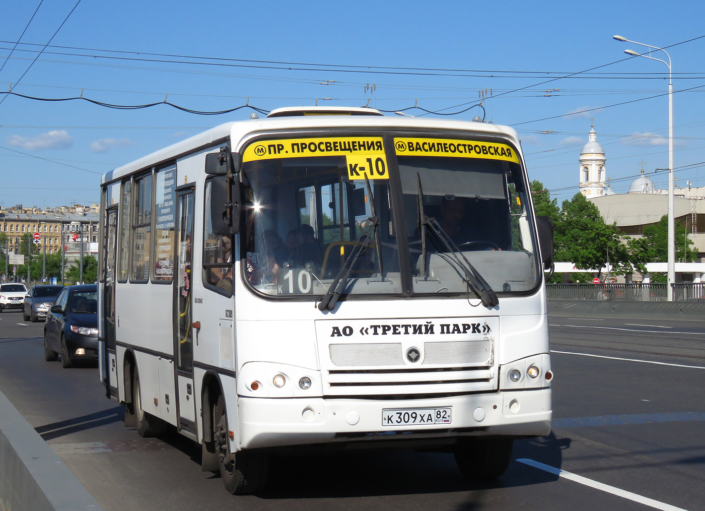 Санкт-Петербург, ПАЗ-320402-05 № К 309 ХА 82