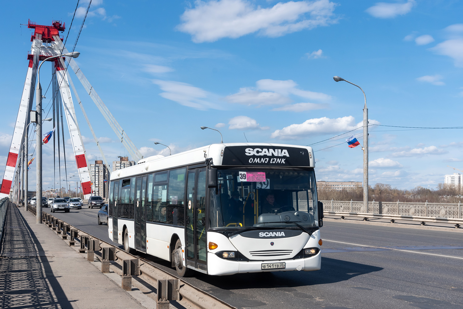 Вологодская область, Scania OmniLink I (Скания-Питер) № В 141 ТВ 35