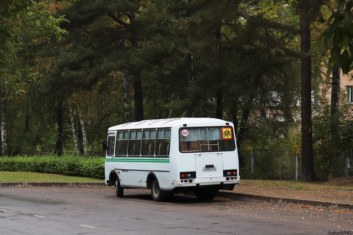 Krasnoyarsk region, PAZ-32051-110 # Н 353 НЕ 124