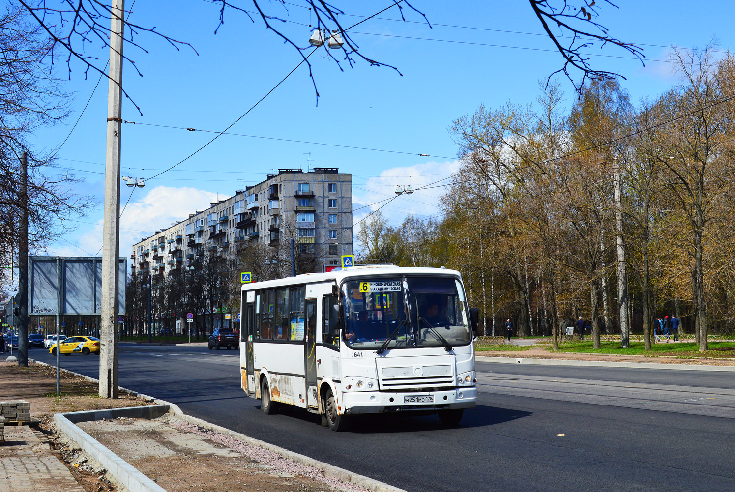 Санкт-Петербург, ПАЗ-320412-05 № 7641