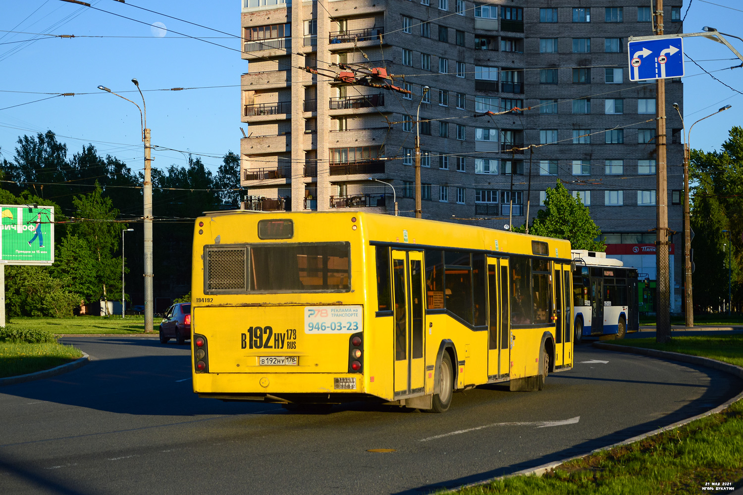 Санкт-Петербург, МАЗ-103.468 № В 192 НУ 178