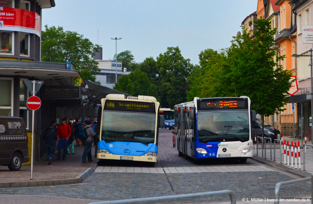 Саар, Mercedes-Benz Citaro C2 G № 43; Саар, Mercedes-Benz O530 Citaro № 15