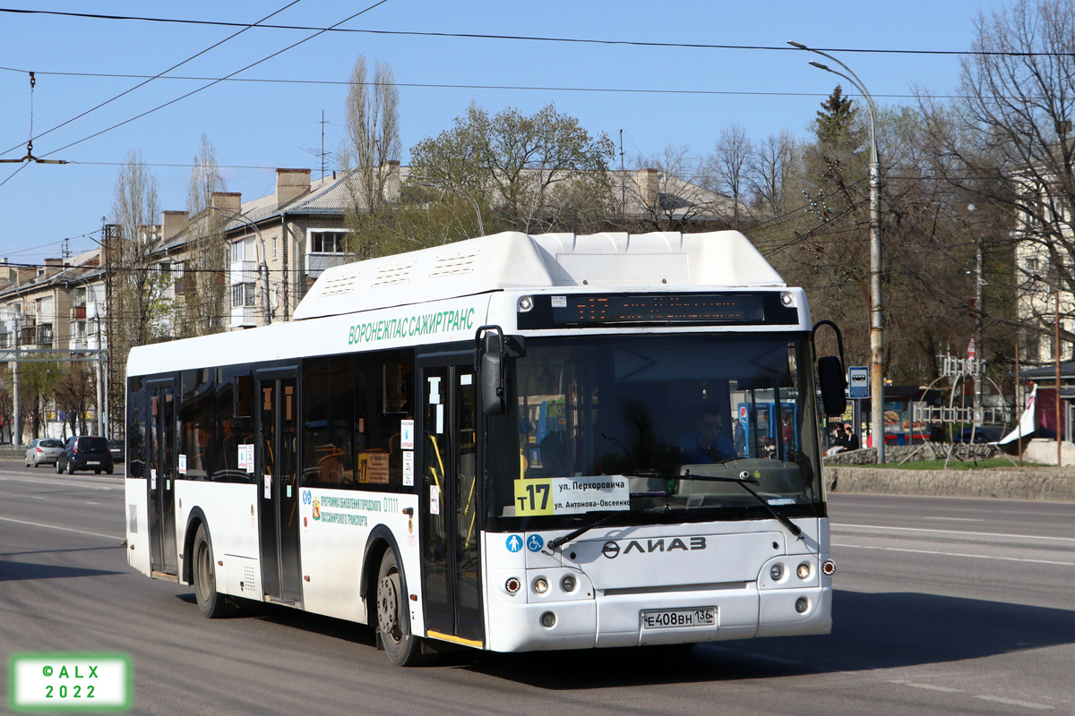 Воронежская область, ЛиАЗ-5292.67 (CNG) № 01111