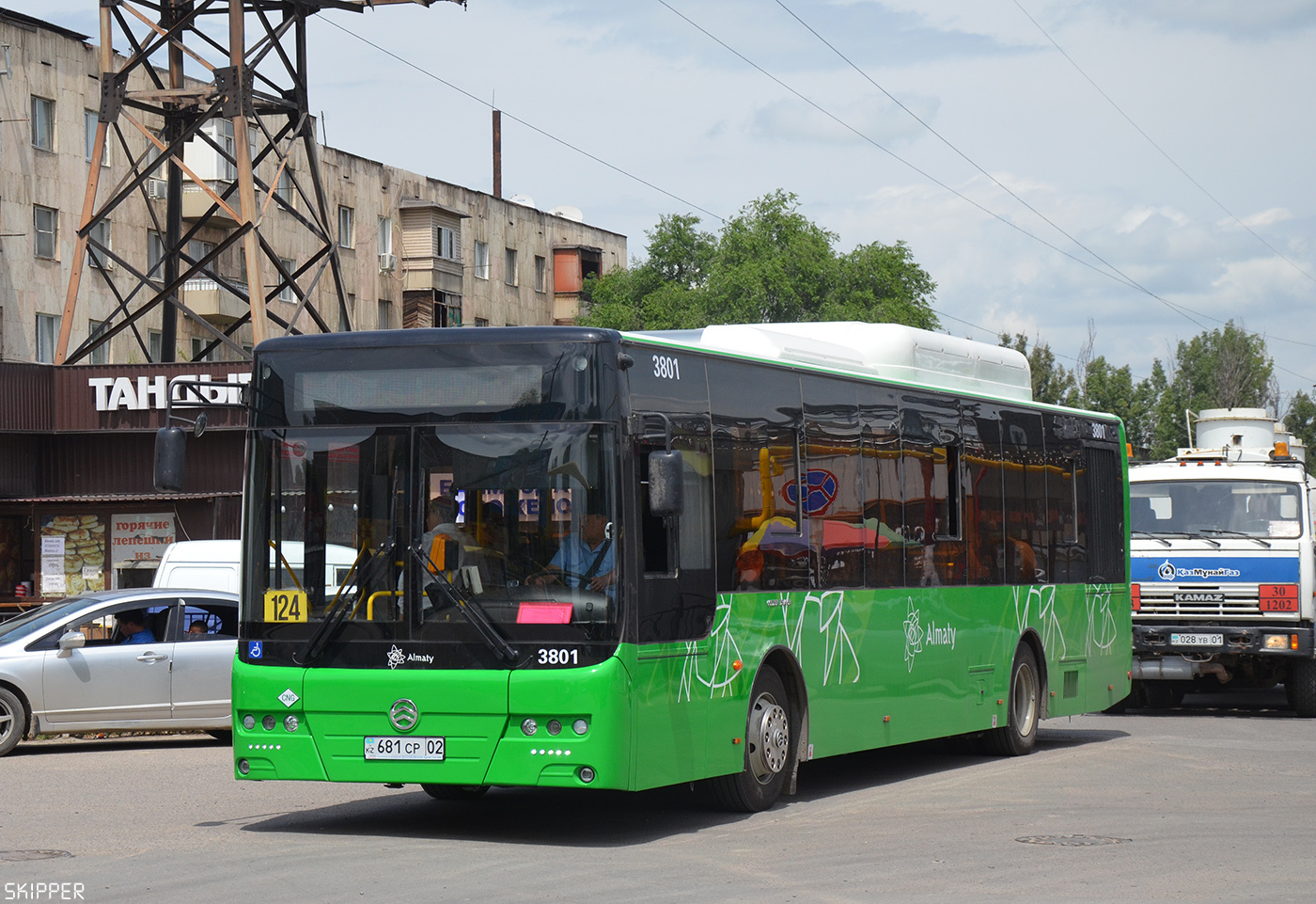 Алматы, Golden Dragon XML6125CN (Hyundai Trans Auto) № 3801