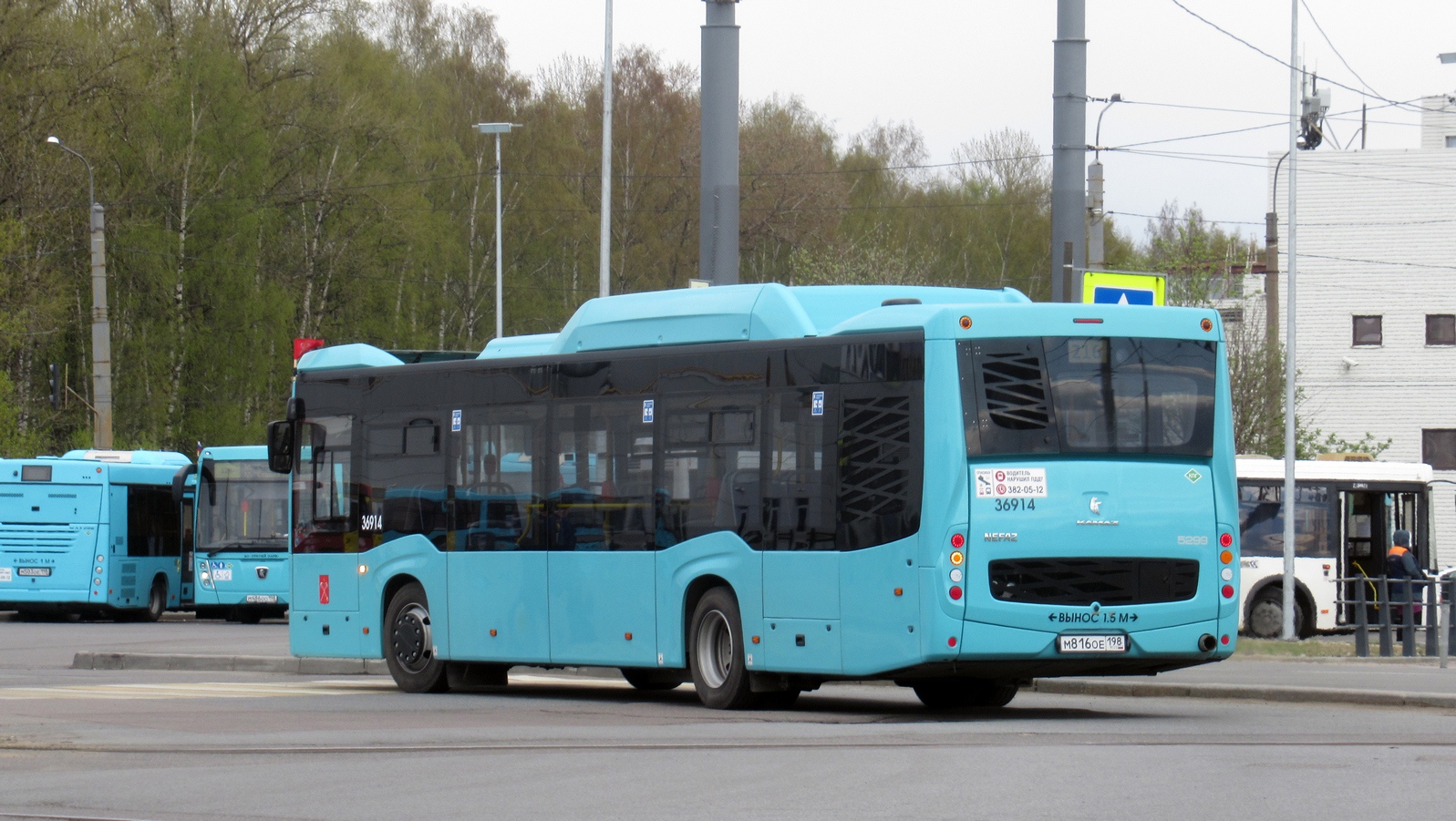 Sankt Peterburgas, NefAZ-5299-40-57 (CNG) Nr. 36914