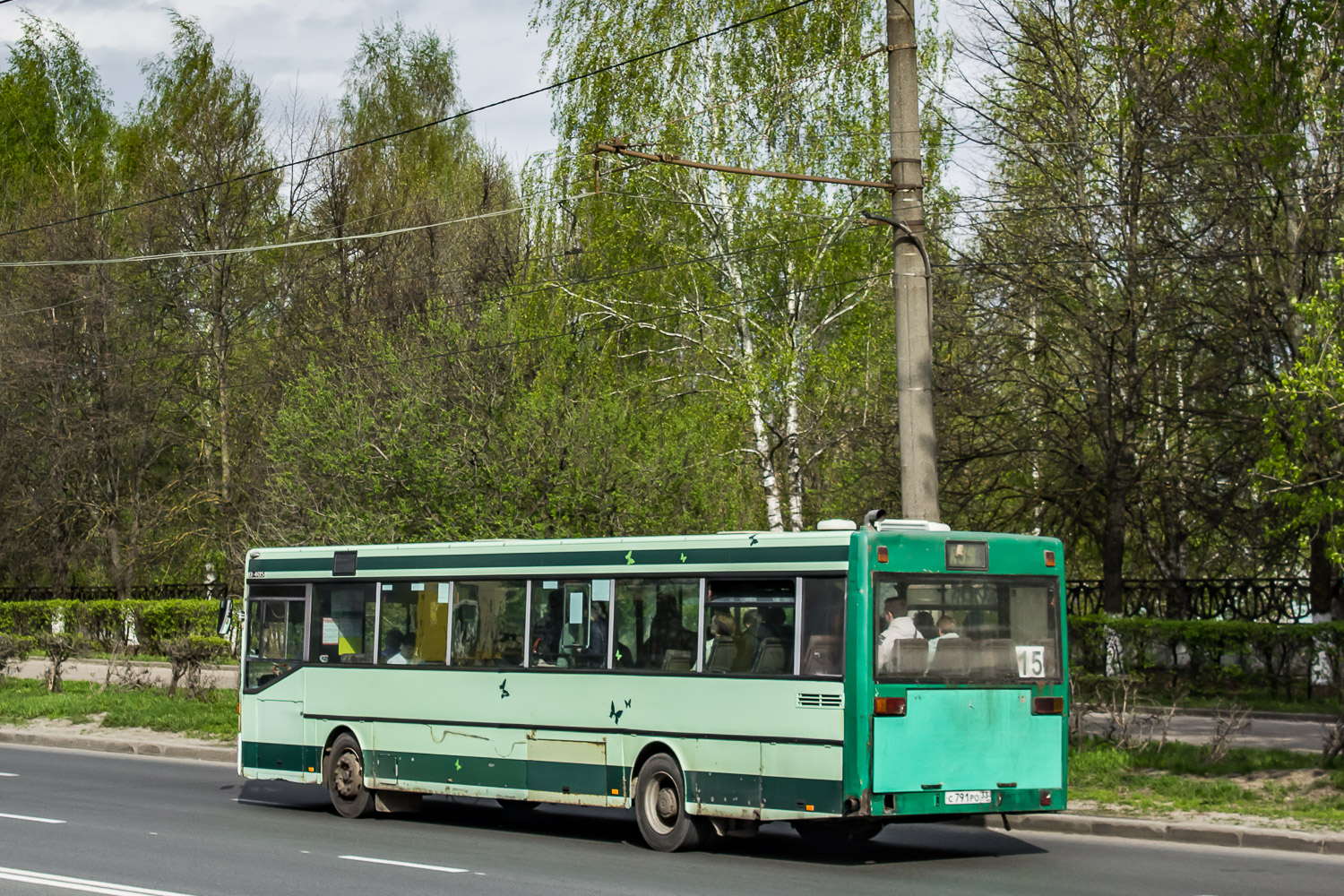 Владимирская область, Mercedes-Benz O405 № С 791 РО 33