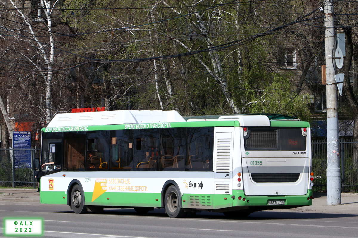 Воронежская область, ЛиАЗ-5292.67 (CNG) № 01055