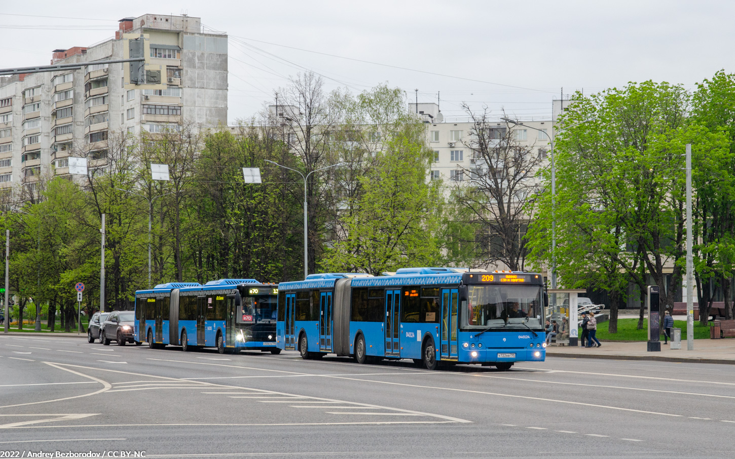 Москва, ЛиАЗ-6213.22 № 040124