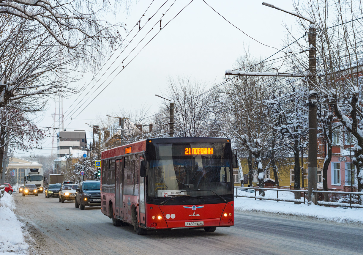 Кировская область, МАЗ-206.068 № А 439 ТА 43