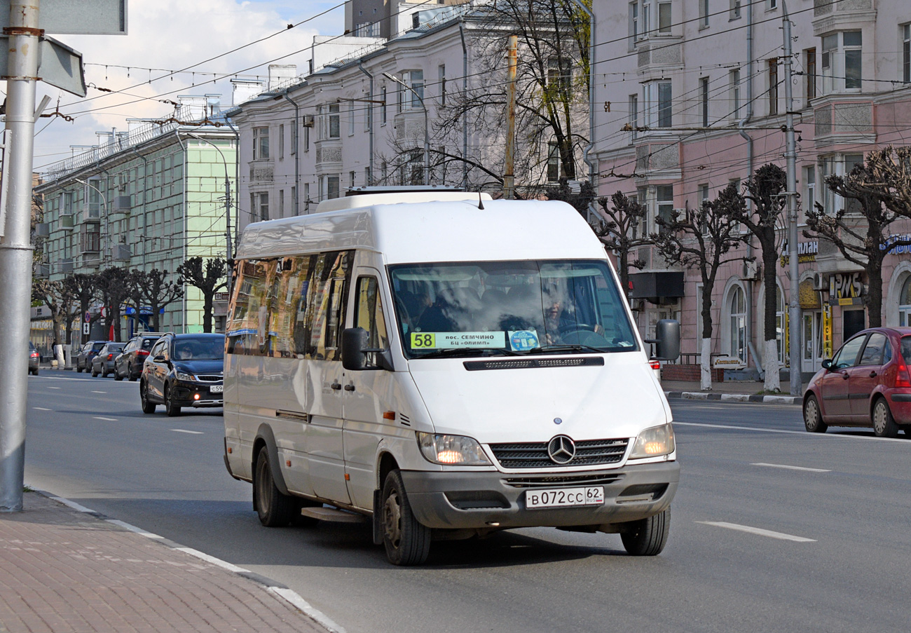 Рязанская область, Луидор-223237 (MB Sprinter Classic) № В 072 СС 62