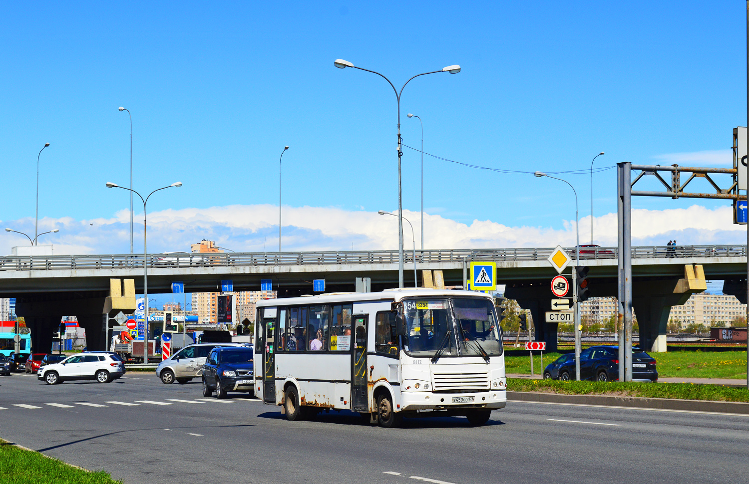 Санкт-Петербург, ПАЗ-320412-05 № 9112