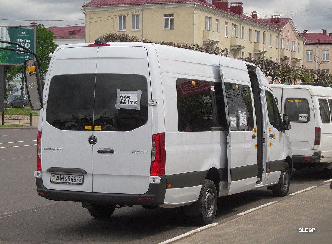 Витебская область, Mercedes-Benz Sprinter W907 319CDI № АМ 4949-2