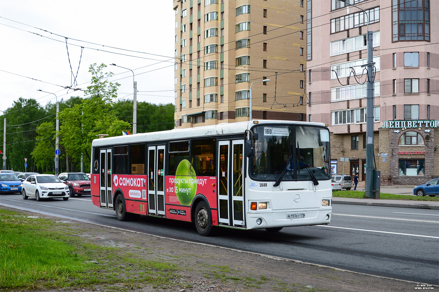 Санкт-Петербург, ЛиАЗ-5293.53 № 3588