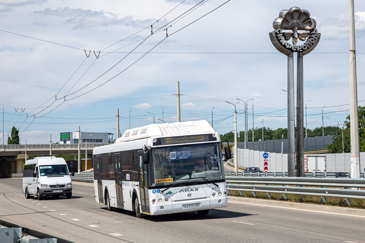 Республика Крым, ЛиАЗ-5292.67 (CNG) № К 211 РУ 82