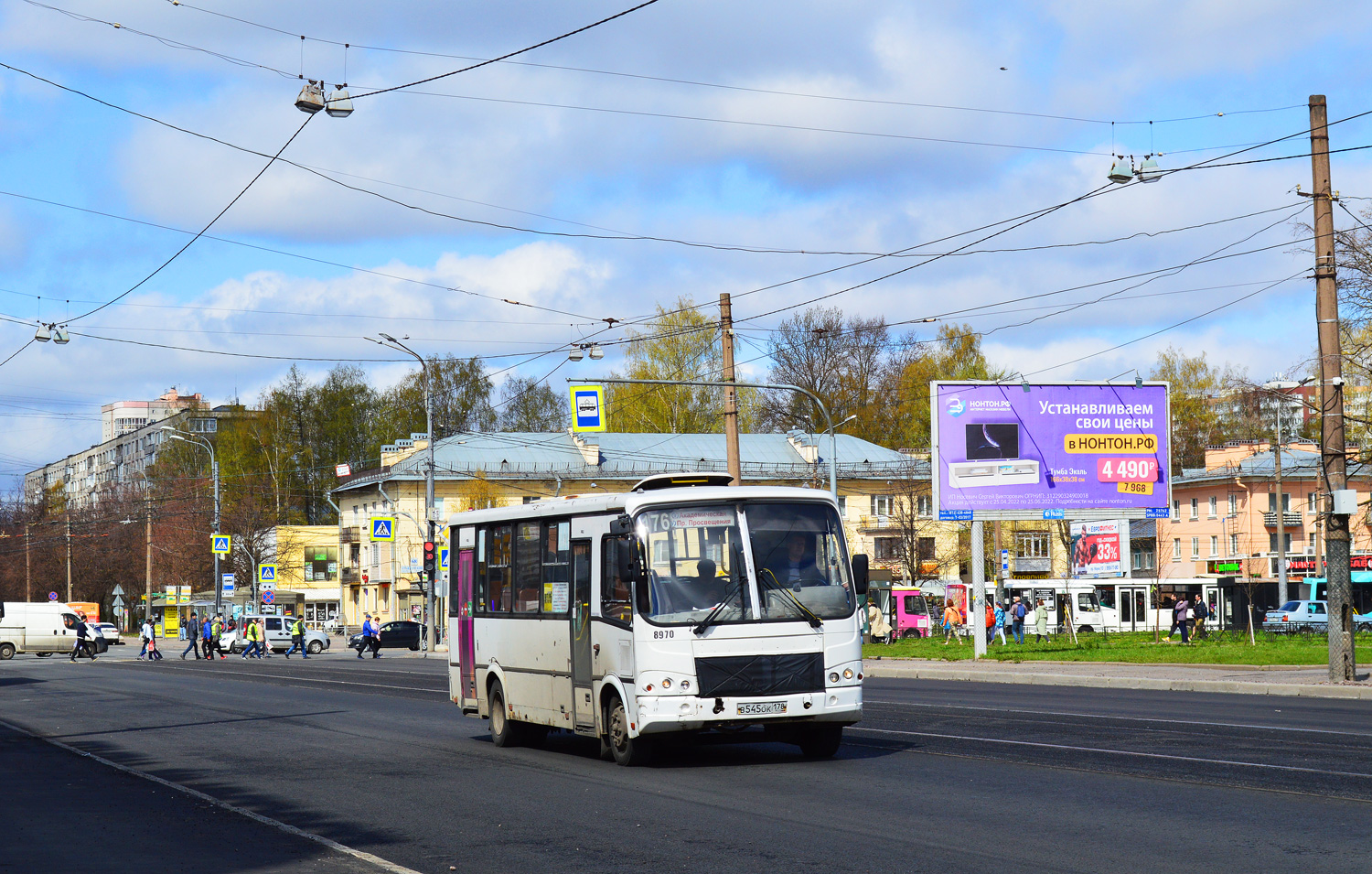 Санкт-Петербург, ПАЗ-320412-05 № 8970