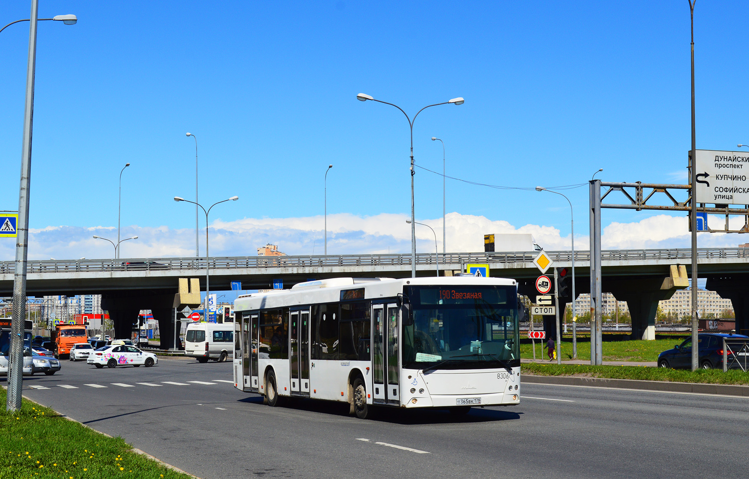 Sankt Petersburg, MAZ-203.085 Nr 8306