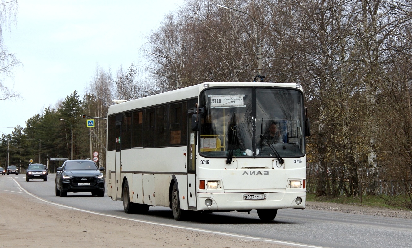 Санкт-Петербург, ЛиАЗ-5256.61 № 3716