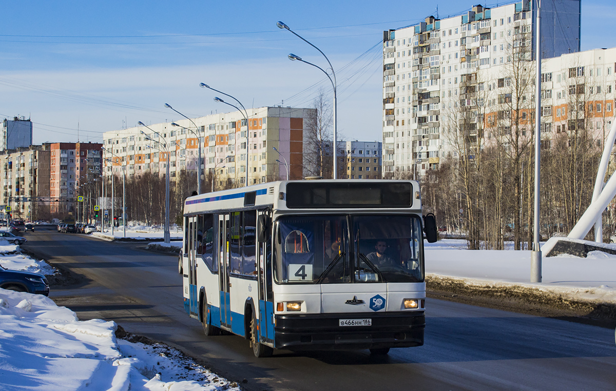 Ханты-Мансийский АО, МАЗ-104.Х25 № В 466 НН 186