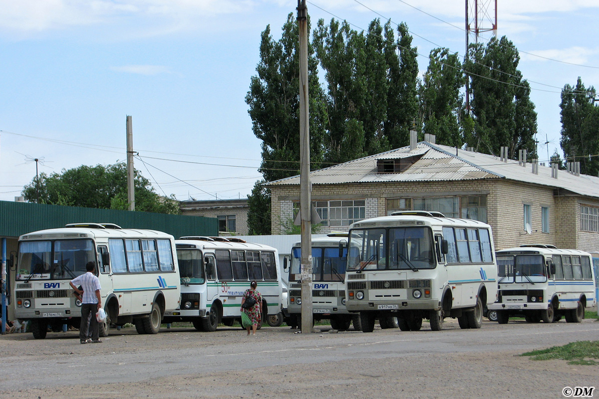 Volgográdi terület, PAZ-3206-110 sz.: А 917 НВ 34; Volgográdi terület — Bus station