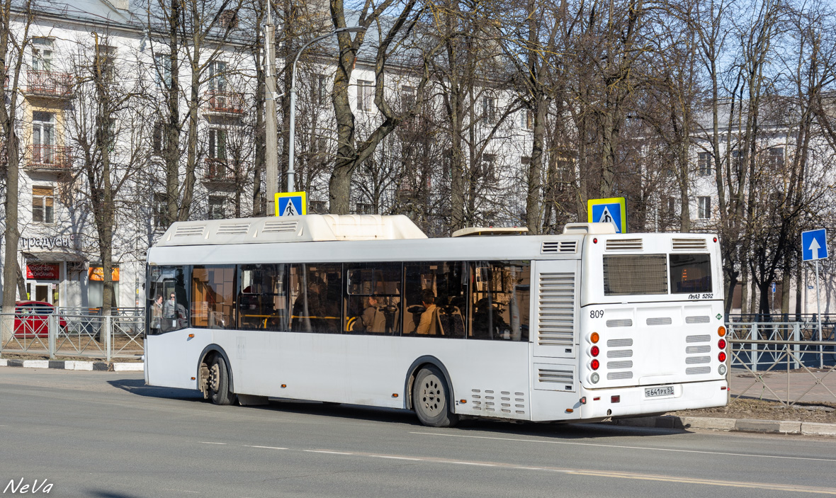 Новгородская область, ЛиАЗ-5292.67 (CNG) № 809