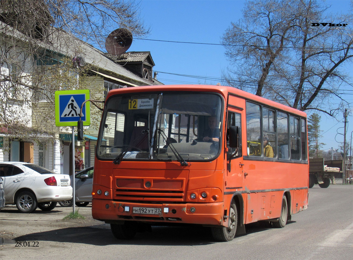 Хабаровский край, ПАЗ-320402-05 № Н 192 УТ 27