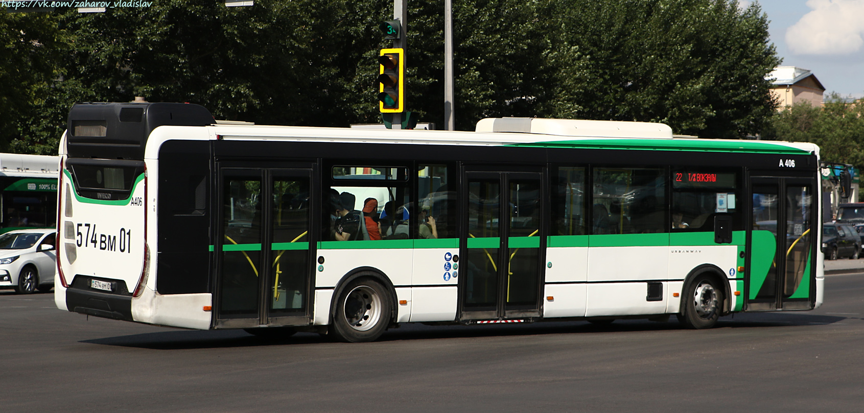 Астана, IVECO Urbanway 12M (СарыаркаАвтоПром) № A406