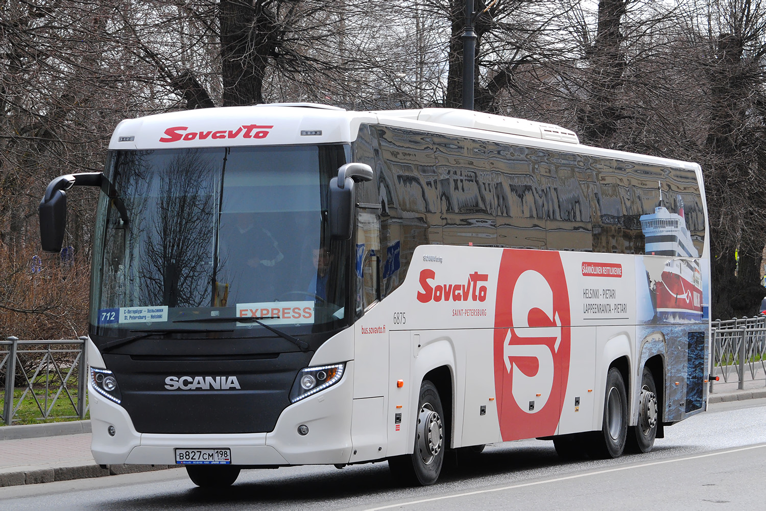 Saint Petersburg, Scania Touring HD 13.7 # 6875