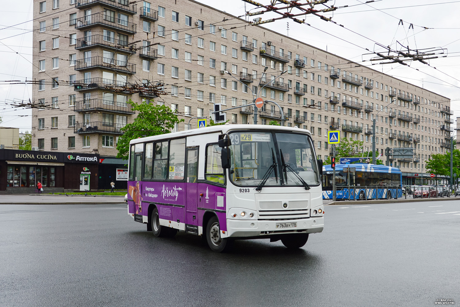 Санкт-Петербург, ПАЗ-320402-05 № 9203 Санкт-Петербург, ПАЗ-320402-05 № 9203