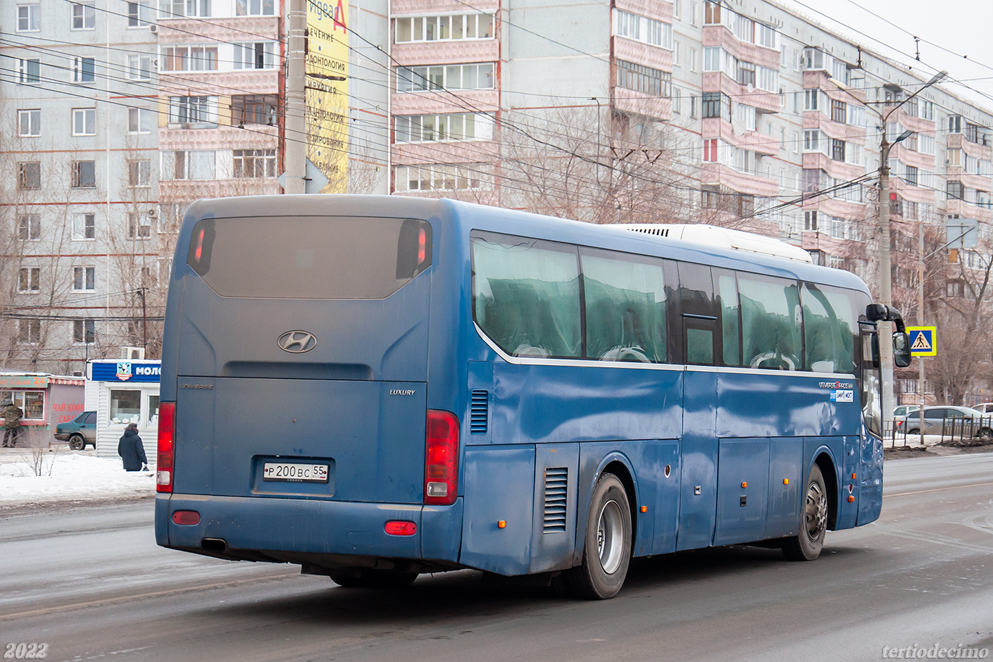 Омская область, Hyundai Universe Space Luxury № Р 200 ВС 55