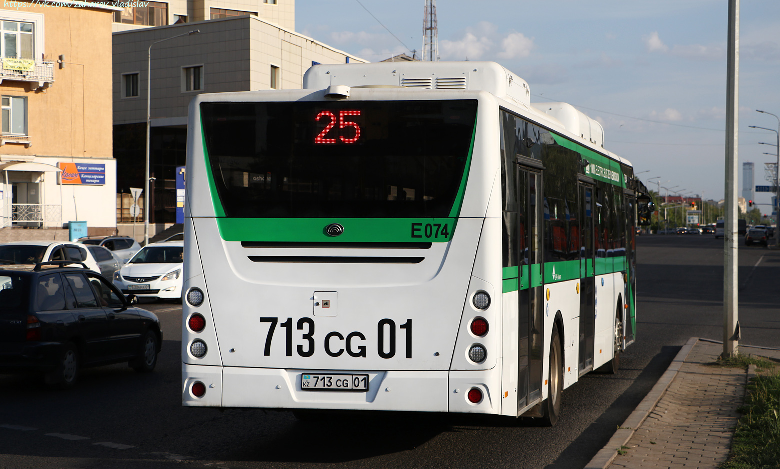 Astana, Yutong E12 (ZK6128BEVG) (SaryarkaAvtoProm) č. E074