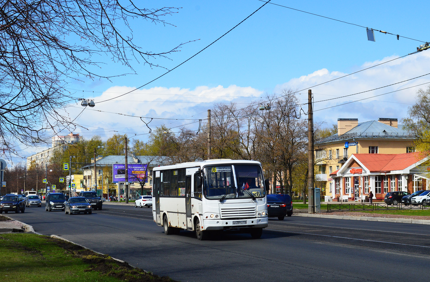 Санкт-Петербург, ПАЗ-320412-05 № 7796